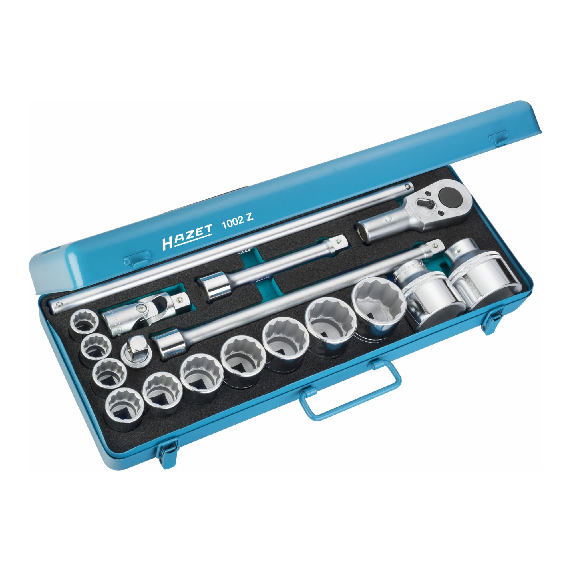 HAZET Steckschlüssel-Satz 1002Z Vierkant hohl 20 mm (3/4 Zoll) Anzahl Werkzeuge: 18