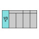 HAZET Steckschlüssel-Satz 163-376/54 Vierkant hohl 12,5 mm (1/2 Zoll), Vierkant hohl 6,3 mm (1/4 Zoll), Sechskant massiv 6,3 (1/4 Zoll) Außen-Doppel-Sechskant-Tractionsprofil, Tamper Resistant TORX Profil, Schl-3