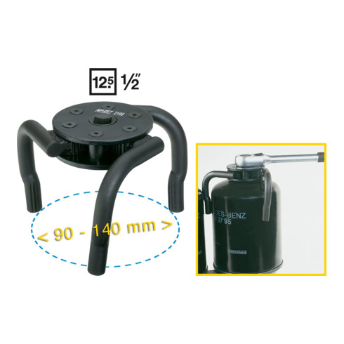 HAZET steeksleutel 2195 vierkant hol 12,5 mm (1/2 inch)