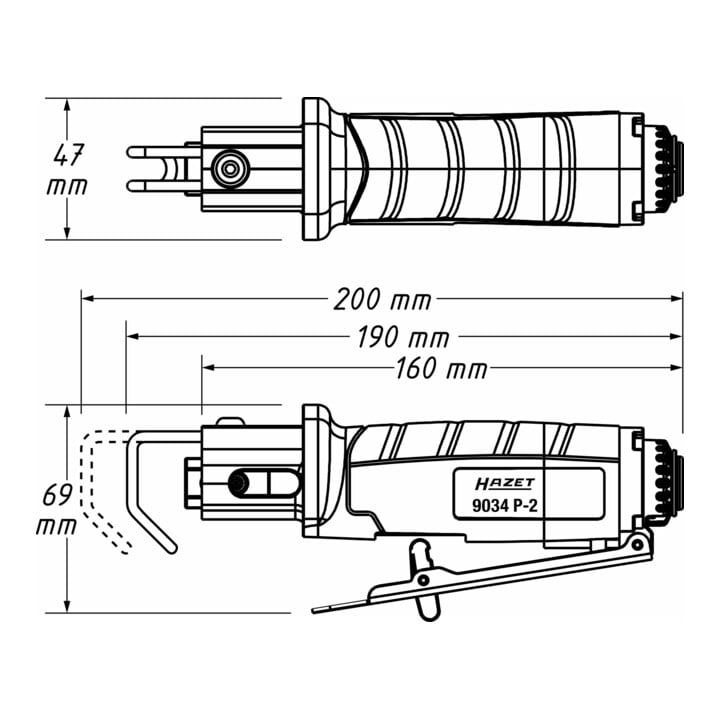 HAZET Stichsäge 9034P-2