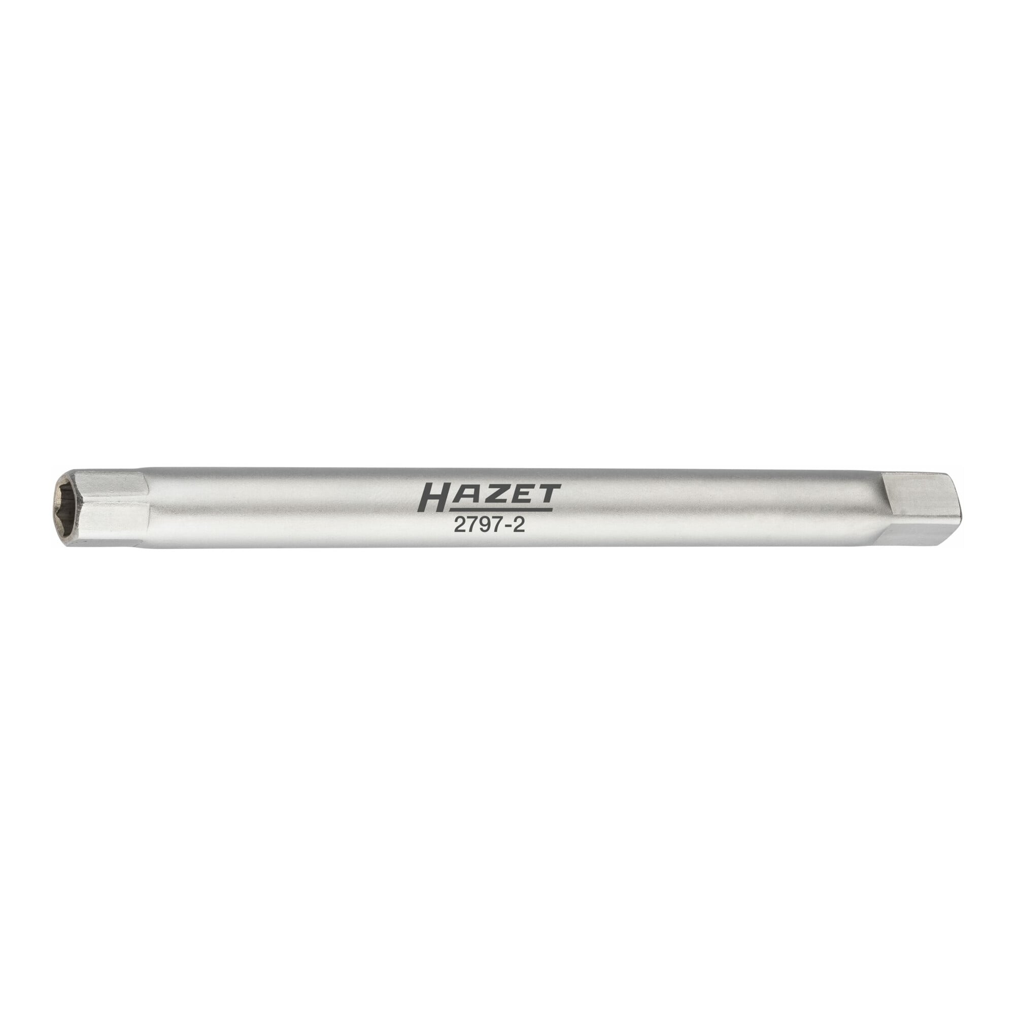 HAZET Stoßfänger Rohr-Steckschlüssel 2797-2 Vierkant hohl 6,3 mm (1/4 Zoll) Innen-Sechskant Profil 8