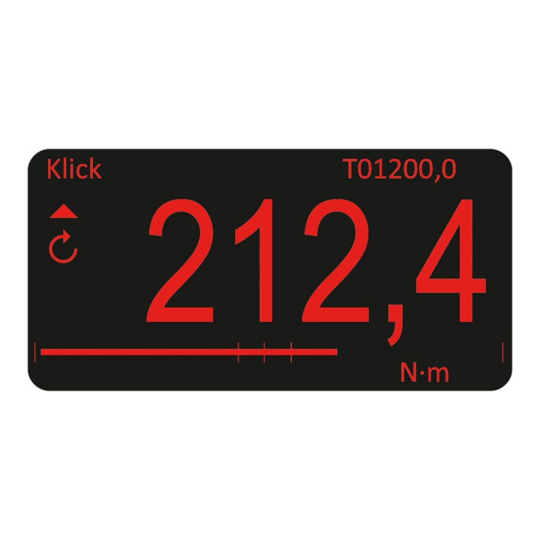 HAZET Strumento di controllo della coppia, elettronico, 100 - 1000 Nm 7902E Nm min-max: 100 - 1000 Nm