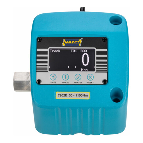 HAZET Strumento di controllo della coppia, elettronico, 100 - 1000 Nm 7902E Nm min-max: 100 - 1000 Nm
