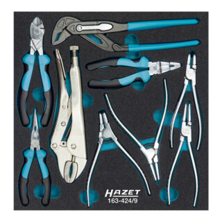 HAZET tangenset 163-424/9 Aantal gereedschappen: 9