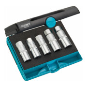 HAZET Tapijtaftrekset 844/5 vierkant hol 12,5 mm (1/2 inch) Aantal gereedschappen: 5