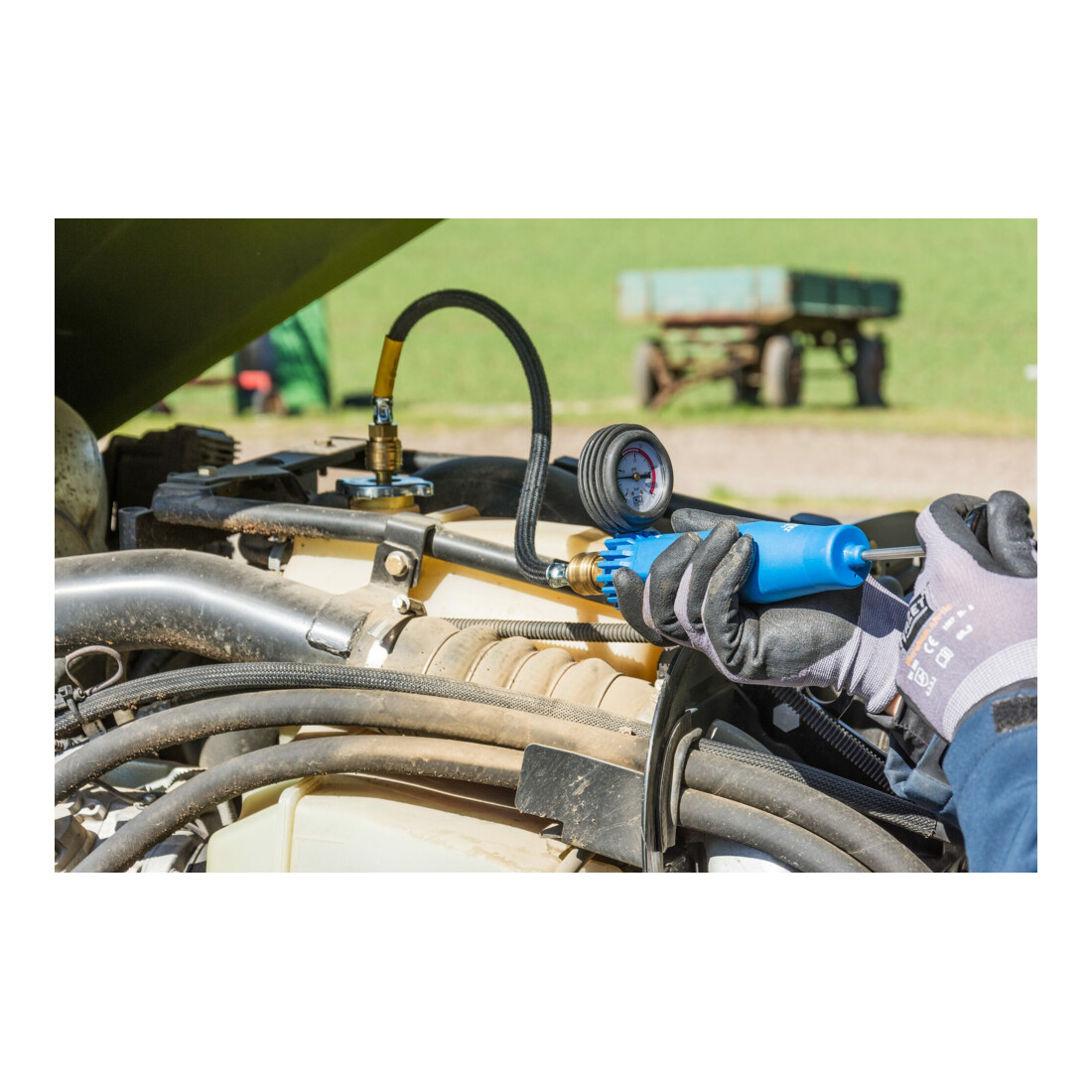 HAZET Testeur de radiateur pour machines agricoles 4800/6 ∙ Nombre d'outils : 6