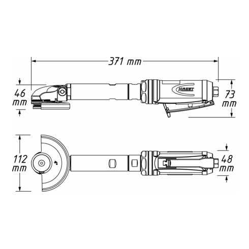 HAZET Tiefenschleifer 9033P-8