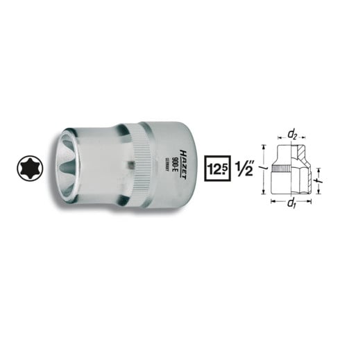 HAZET TORX® Steckschlüssel-Einsatz 900