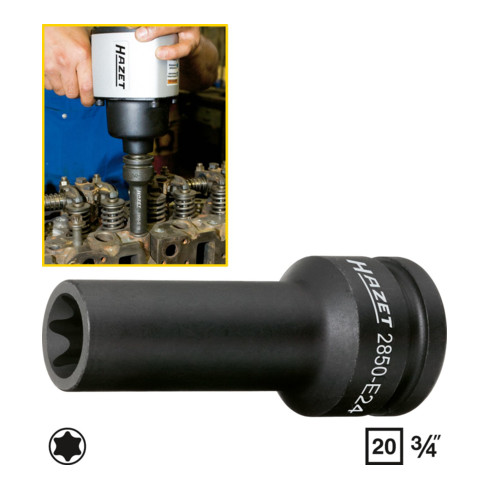 HAZET TORX® Zylinderkopf-Werkzeug 2850