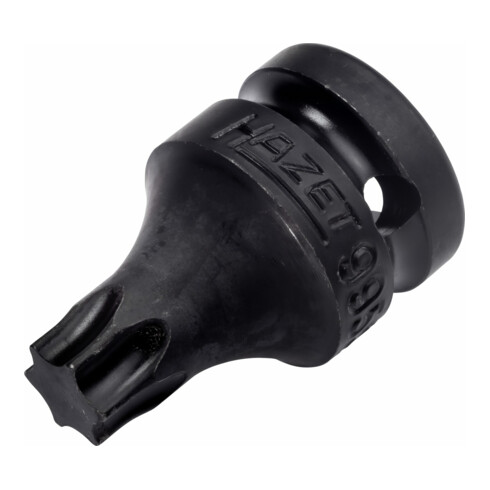 HAZET Tournevis à percussion, douille 995S6-T40LG, 1/2 pouce (12,5 mm) carré, 24 mm hexagone extérieur, profil TX intérieur, T40