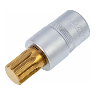 HAZET Tournevis à percussion, jeu d’embouts 990S-12/2, 3/4" (20 mm) carré, 1/2" (12,5 mm) carré, 24 mm hexagone extérieur, profil XZN intérieur, 2 pièces, SW M12