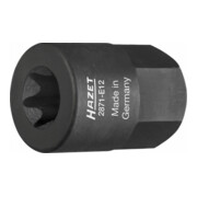 HAZET Turbolader / Krümmer TX Einsatz 2871-E12 Außen-Sechskant 17 mm Außen TX Profil E12