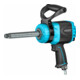 HAZET Twin Turbo Faust Schlagschrauber 9012PTT, Lösemoment maximal [Nm]: 550 Nm, 1/2 Zoll (12,5 mm) Vierkant, L x B x H: 85 mm x 64 mm x 141 mm, Hochleistungs-Doppelhammer-Schlagwerk