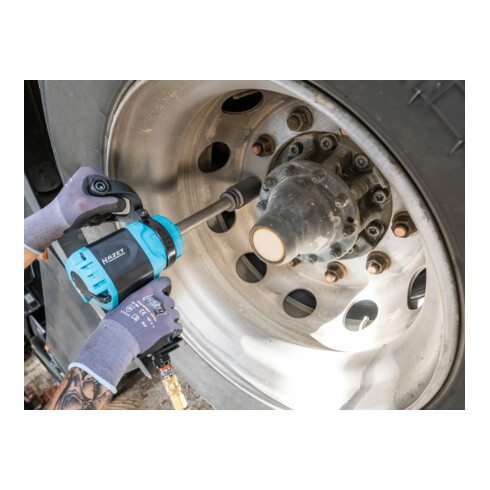 HAZET Twin Turbo Schlagschrauber 9013LGTT Lösemoment maximal: 3800 Nm Vierkant massiv 20 mm (3/4 Zoll)