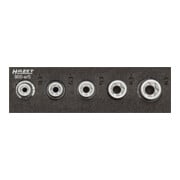 HAZET TX dopsleutelset ∙ 1/12 900-E/5 ∙ Vierkant hol 12,5 mm (1/2 inch) ∙ Buiten-TX-profiel ∙ E10 – E18 ∙ Aantal gereedschappen: 5
