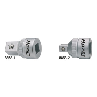 HAZET Uitbreidingsstuk 8858-1 Vierkant hol 10 mm (3/8 inch) Vierkant massief 12,5 mm (1/2 inch)