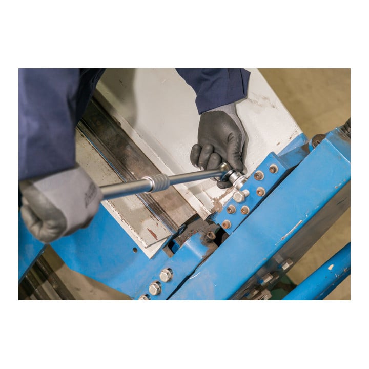 HAZET Umschaltknarre, ausziehbar 916LG Vierkant massiv 12,5 mm (1/2 Zoll)