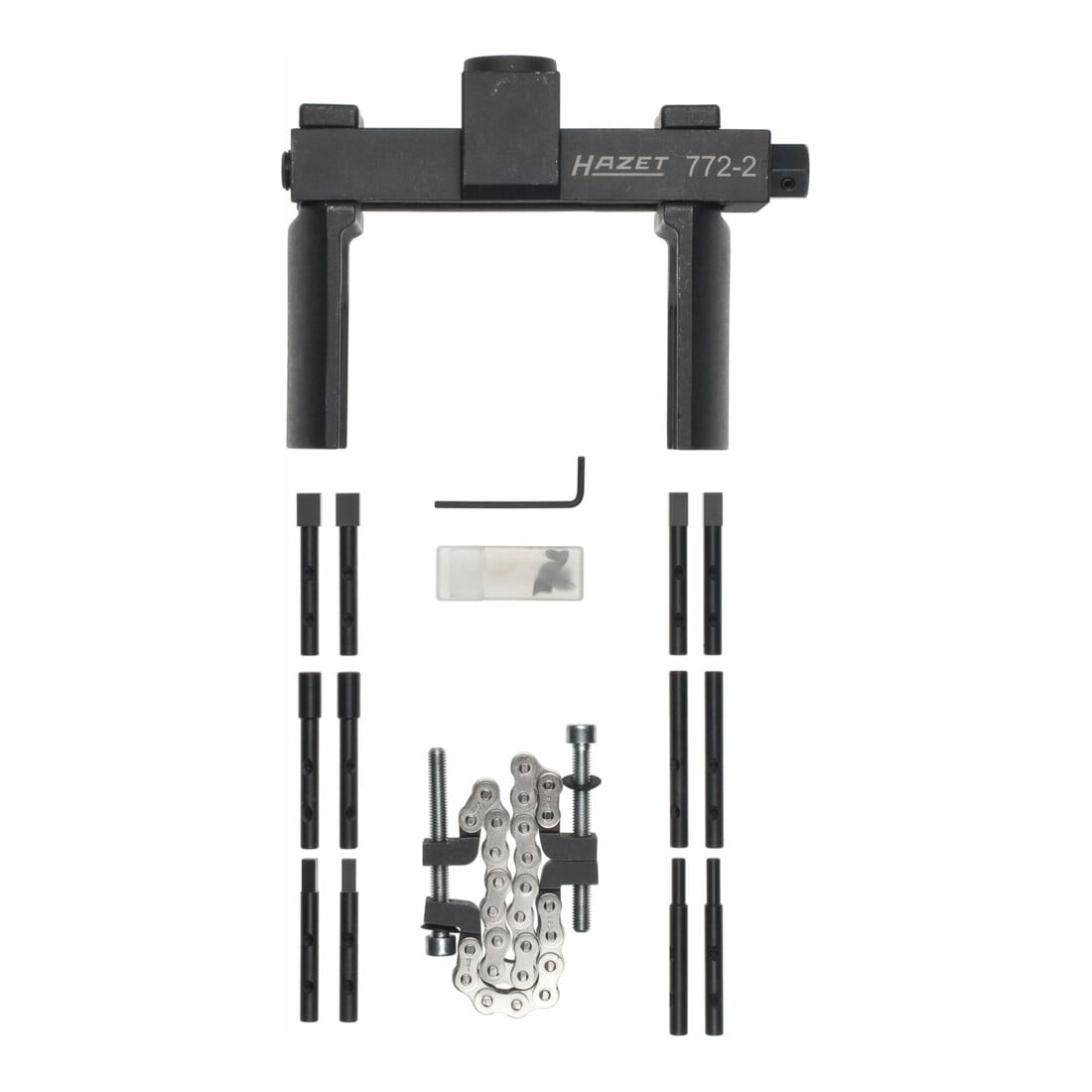 HAZET Universele as- en gleufmoersleuteleenheid-gereedschapset 772-2/16 ∙ Vierkant hol 20 mm (3/4 inch) ∙ Aantal gereedschappen: 16