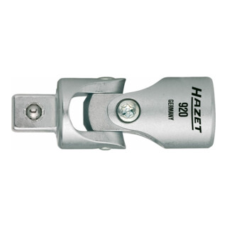 HAZET universele scharnier 920 vierkant hol 12,5 mm (1/2 inch) vierkant massief 12,5 mm (1/2 inch)