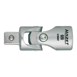 HAZET universele scharnier 920 vierkant hol 12,5 mm (1/2 inch) vierkant massief 12,5 mm (1/2 inch)
