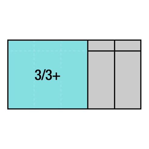 HAZET universele set 163-143/18 buitenzeskantprofiel Aantal gereedschappen: 17