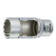 HAZET Utensile per iniettori 4555-1, Attacco quadro, cavo, 12,5mm (1/2"), Profilo a doppio esagono esterno, 27mm-1