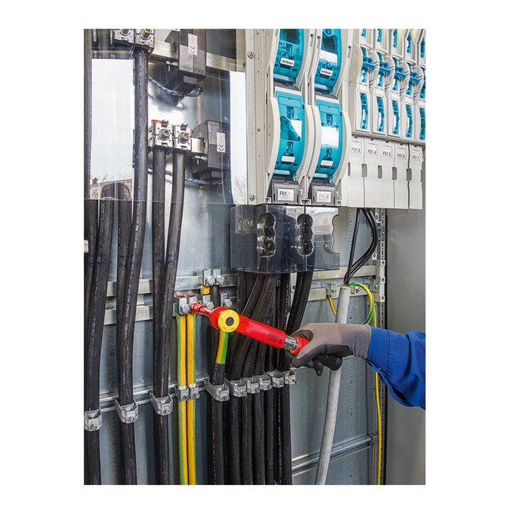 HAZET VDE Drehmoment-Schlüssel, 5 - 25 Nm 5109VDE Nm min-max: 5 - 25 Nm Toleranz: 4% Vierkant massiv 10 mm (3/8 Zoll)