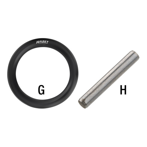 HAZET Verbindungsstift 850S-H414 Vierkant hohl 6,3 mm (1/4 Zoll) Durchmesser 1,5 x 10