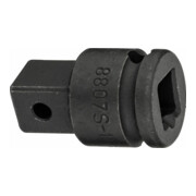 HAZET Vergrotingsstuk 8807S-1 ∙ Vierkant hol 10 mm (3/8 inch) ∙ Vierkant massief 12,5 mm (1/2 inch) ∙ 22 mm