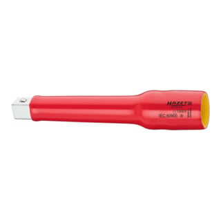 HAZET Verlängerung schutzisoliert 917KV-5 Vierkant hohl 12,5 mm (1/2 Zoll) Vierkant massiv 12,5 mm (1/2 Zoll)