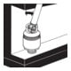 HAZET Verlengstuk ∙ scharnierbaar 871-4 ∙ Vierkant hol 6,3 mm (1/4 inch) ∙ Vierkant massief 6,3 mm (1/4 inch)