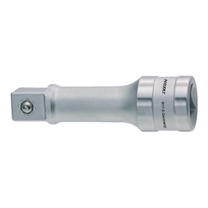 HAZET Verlengstuk 917-3 ∙ Vierkant hol 12,5 mm (1/2 inch) ∙ Vierkant massief 12,5 mm (1/2 inch)