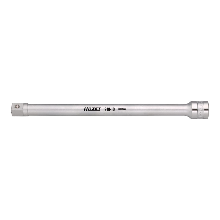 HAZET Verlengstuk 918-10 ∙ Vierkant hol 12,5 mm (1/2 inch) ∙ Vierkant massief 12,5 mm (1/2 inch)