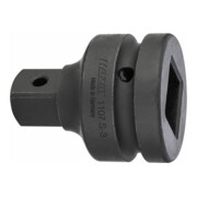 HAZET verloopstuk 1107S vierkant hol 25 mm (1 inch) vierkant massief 20 mm (3/4 inch)