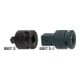 HAZET Verloopstuk 8807S ∙ Vierkant hol 10 mm (3/8 inch) ∙ Vierkant massief 6,3 mm (1/4 inch)-1