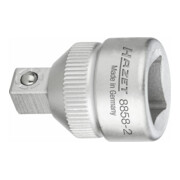 HAZET-verloopstuk 8858-2 vierkant hol 10 mm (3/8 inch) vierkant massief 6,3 mm (1/4 inch)