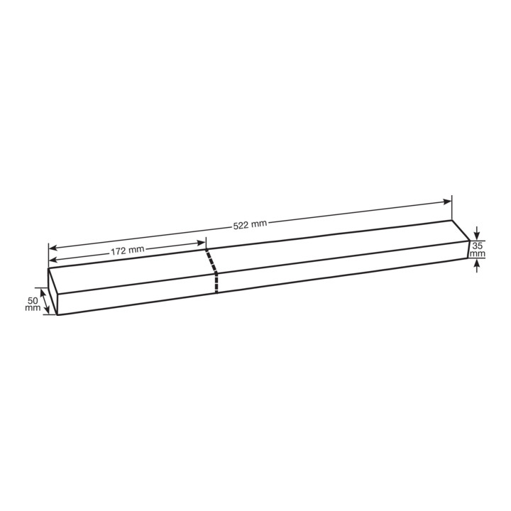HAZET Weichschaum-Einlage mit Kleinteilefächern 163-522X50