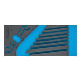 HAZET Weichschaumeinlage 163-518L leer 392 x 172 mm