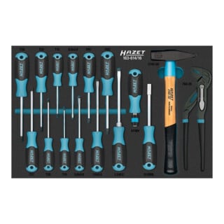 HAZET Weichschaumeinlage 163-614/16 Safety-Insert-System 519 x 342 mm