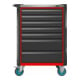 HAZET Werkplaatswagen Assistent 179NX-7-RAL3020 Laden plat: 5 x 77 x 522 x 398 mm Laden hoog: 2 x 162 x 522 x 398 mm-2