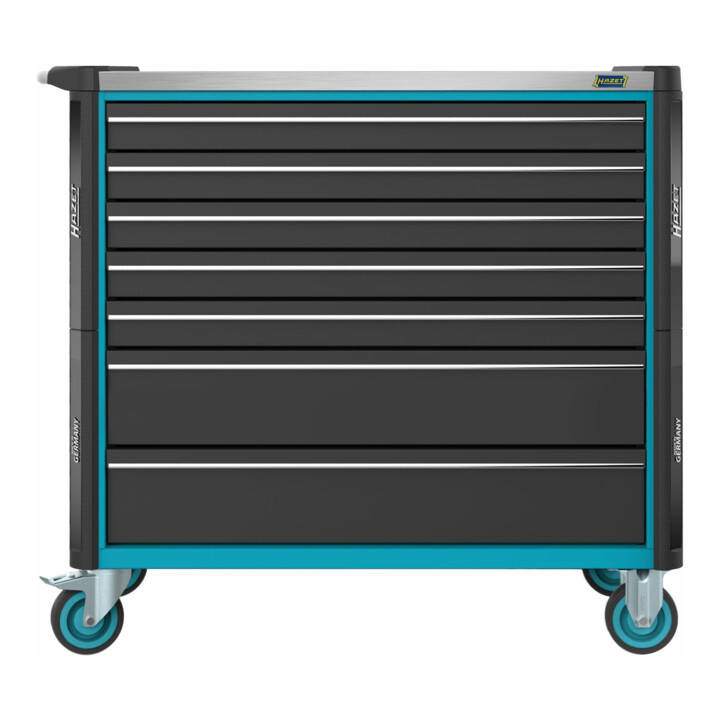 HAZET Werkplaatswagen Assistent 179NXXL-7/340 Laden plat: 5 x 77 x 870 x 398 mm Laden hoog: 2 x 162 x 870 x 398 mm