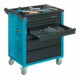 HAZET Werkstattwagen Assistent 176N-7, einzeln 176N-7, L x B x H: 780 mm x 500 mm x 1018 mm, Schubladen, flach: 5× 81 x 522 x 348 mm, Schubladen, hoch: 2× 166 x 522 x 348 mm-4