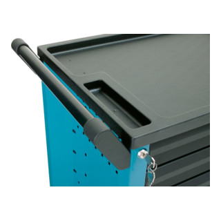 HAZET Werkstattwagen Assistent 177-7 Schubladen flach: 6 x 80 x 527 x 348 mm Schubladen hoch: 1 x 165 x 527 x 348 mm