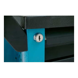 HAZET Werkstattwagen Assistent 177-7 Schubladen flach: 6 x 80 x 527 x 348 mm Schubladen hoch: 1 x 165 x 527 x 348 mm