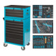 HAZET Werkstattwagen Assistent 178 N-7 mit 141 Werkzeugen inklusive Aufsatzkoffer 178 N K-3 178N-10/141 Schubladen flach: 8 x 80 x 527 x 348 mm Schubladen hoch: 2 x 165 x 527 x 348 mm Anzahl Werkzeuge: 141