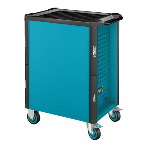 HAZET Werkstattwagen Assistent 179N-7/137 Schubladen flach: 5 x 77 x 522 x 398 mm Schubladen hoch: 2 x 162 x 522 x 398 mm