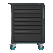 HAZET Werkstattwagen Assistent 179NT-8-RAL7016 Schubladen flach: 7 x 77 x 522 x 398 mm Schubladen hoch: 1 x 162 x 522 x 398 mm-3