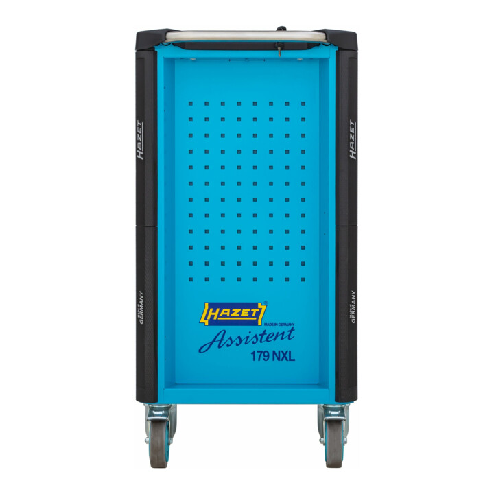HAZET Werkstattwagen Assistent 179NXL-7/265 Schubladen flach: 5 x 77 x 696 x 398 mm Schubladen hoch: 2 x 162 x 696 x 398 mm