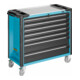HAZET Werkstattwagen Assistent 179XXL-7 Schubladen flach: 5 x 80 x 871 x 398 mm Schubladen hoch: 2 x 165 x 871 x 398 mm-1