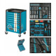 HAZET Werkstattwagen Assistent mit Sortiment 179-7/178 Schubladen flach: 5 x 80 x 527 x 398 mm Anzahl Werkzeuge: 178-1